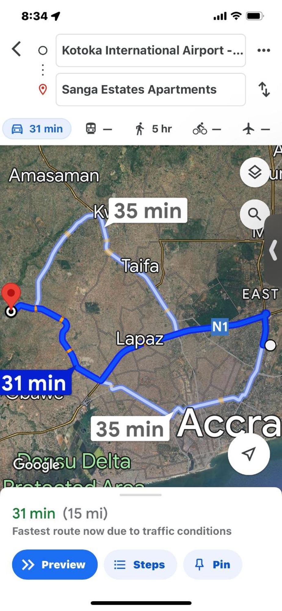 Accra Luxury Apartments At The Sanga Estates Oduman Екстериор снимка